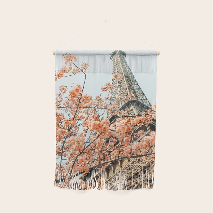 Paris in Spring | Travel Photography Eifel Tower | Wonder Building Architecture Love Wall Hanging Gallery Image 1