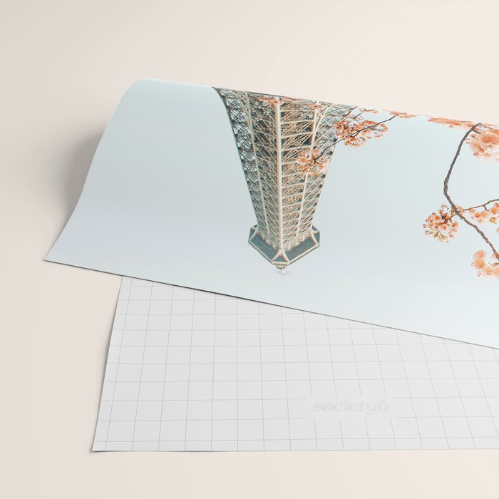 Paris in Spring | Travel Photography Eifel Tower | Wonder Building Architecture Love Wrapping Paper Gallery Image 2