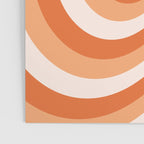 Retro 70s Butterfly in Sunset Orange Poster Gallery Image 3
