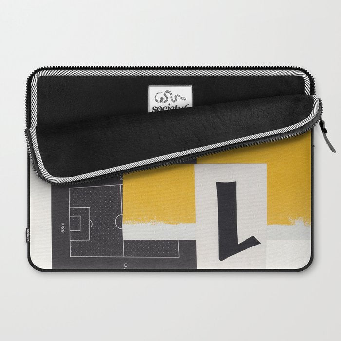 Typography & Shapes / Paper Collage Laptop Sleeve Gallery Image 2