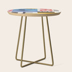 Typography & Shapes / Paper Collage Side Table Gallery Image 1