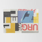 Typography & Shapes / Paper Collage Rug Gallery Image 2
