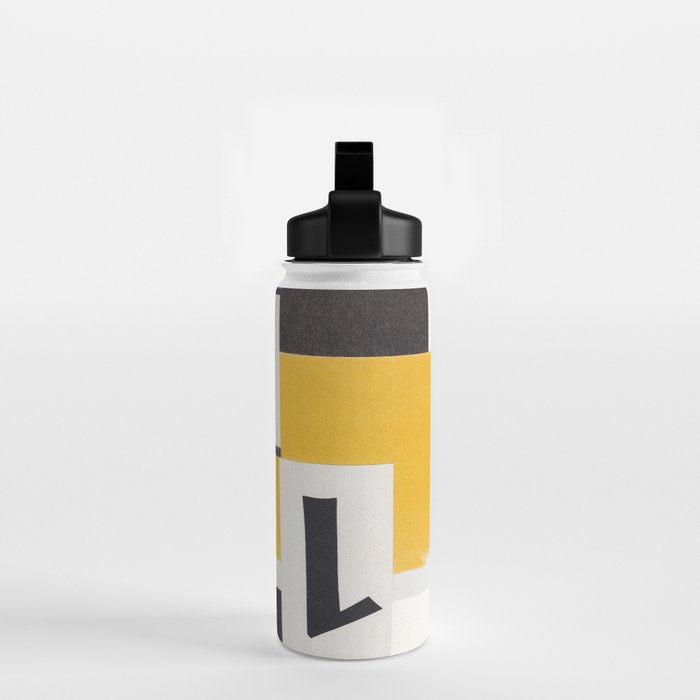Typography & Shapes / Paper Collage Water Bottle Gallery Image 2