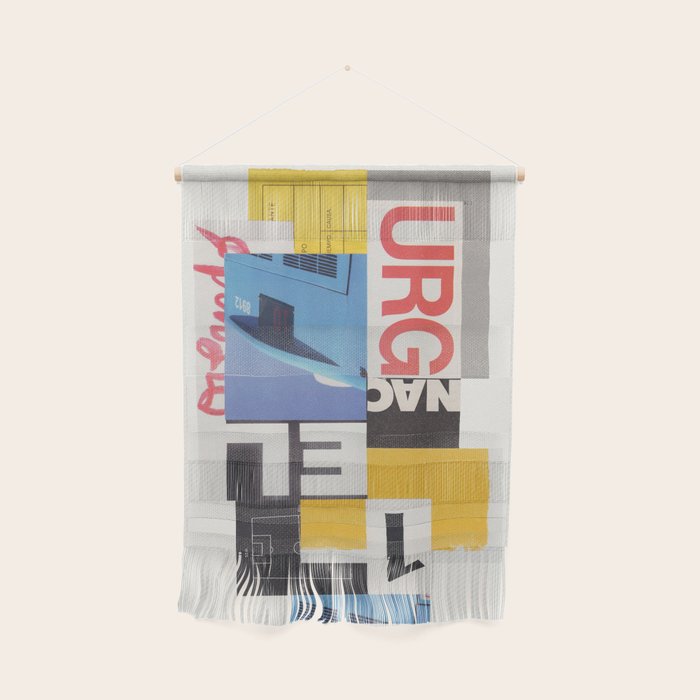 Typography & Shapes / Paper Collage Wall Hanging Gallery Image 1