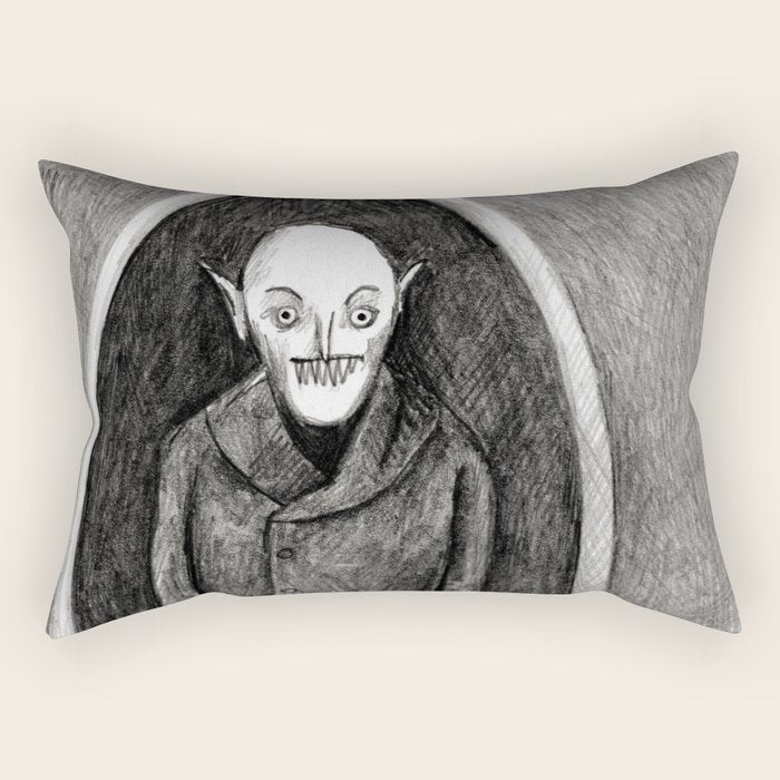 Nosferatu Rectangular Pillow Gallery Image 1