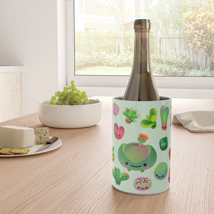 Baby succulent 3 - Mesembs(green) Wine Chiller Gallery Image 4