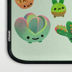 Baby succulent 3 - Mesembs(green) Laptop Sleeve Gallery Image 3