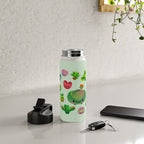 Baby succulent 3 - Mesembs(green) Water Bottle Gallery Image 4