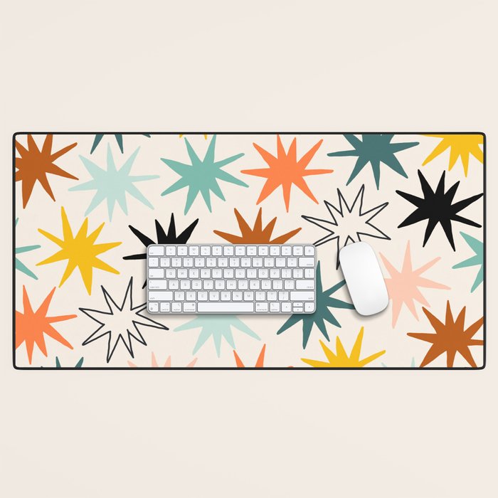 Star-struck earthy Desk Mat Gallery Image 1
