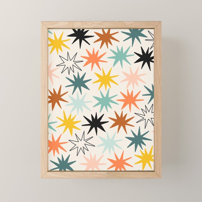 Star-struck earthy Mini Art Print Gallery Image 1