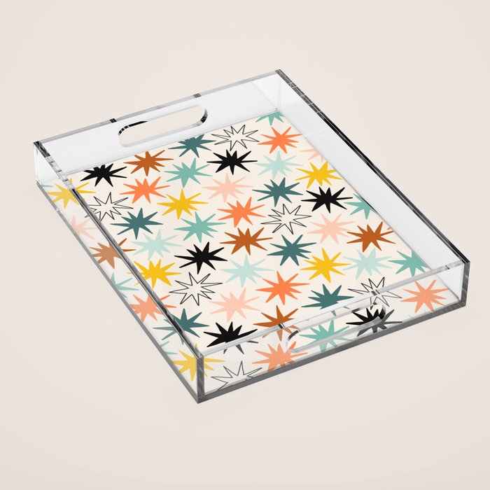 Star-struck earthy Acrylic Tray Gallery Image 1