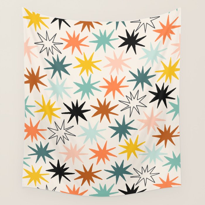 Star-struck earthy Wall Tapestry Gallery Image 1