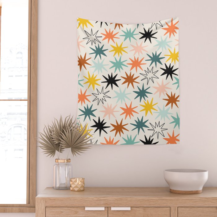 Star-struck earthy Wall Tapestry Gallery Image 2