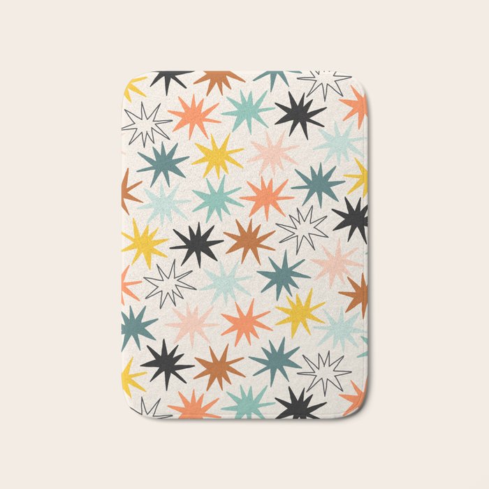 Star-struck earthy Bath Mat Gallery Image 1