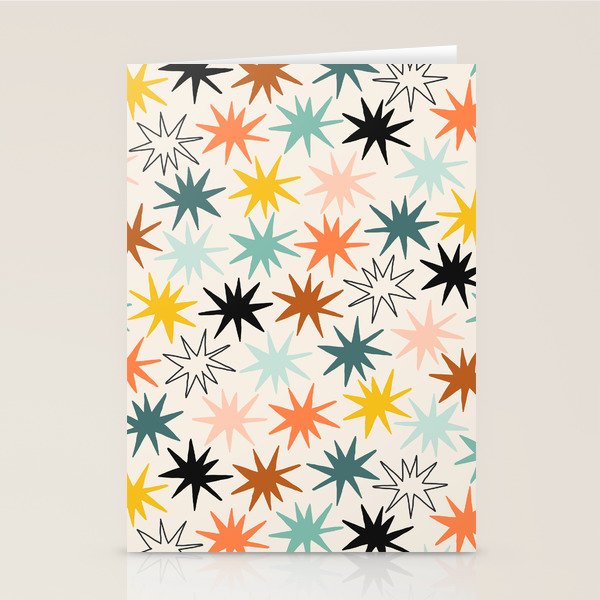 Star-struck earthy Stationery Card Gallery Image 2