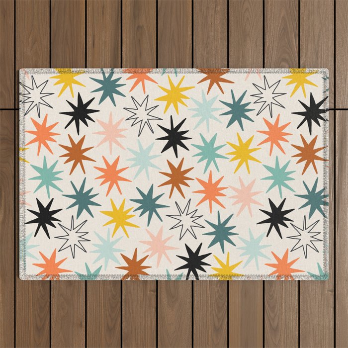 Star-struck earthy Outdoor Rug Gallery Image 1