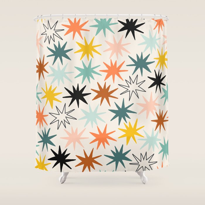Star-struck earthy Shower Curtain Gallery Image 1