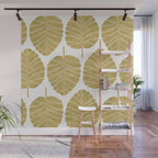 Elephant Ear Alocasia - Gold Palette Wall Mural Gallery Image 1
