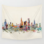 Chicago city  Wall Tapestry Gallery Image 4