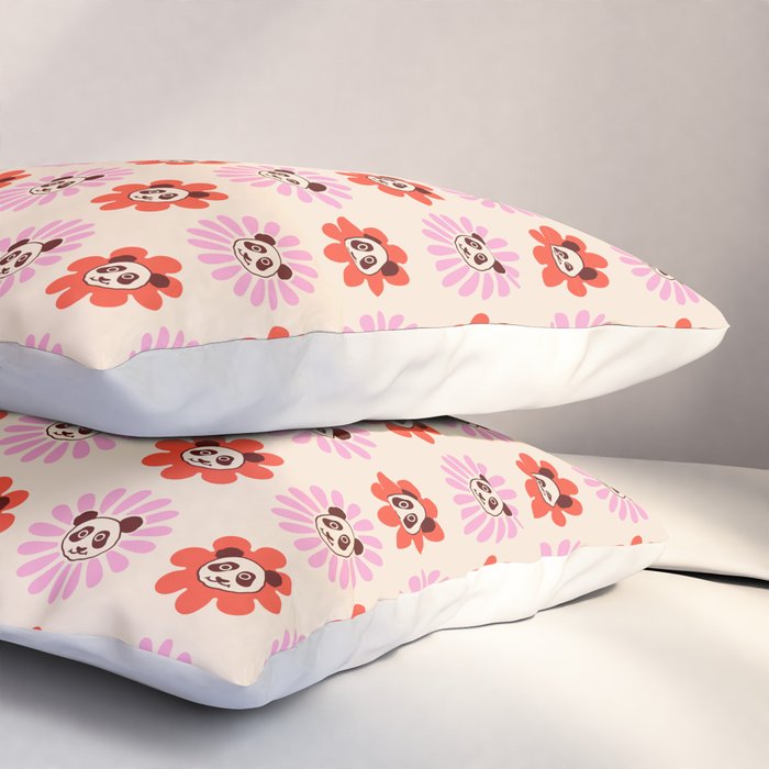 Panda Kisses Pillow Sham Gallery Image 3