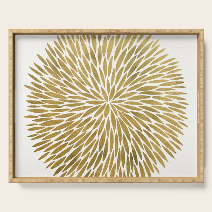 Golden Burst Serving Tray Gallery Image 1