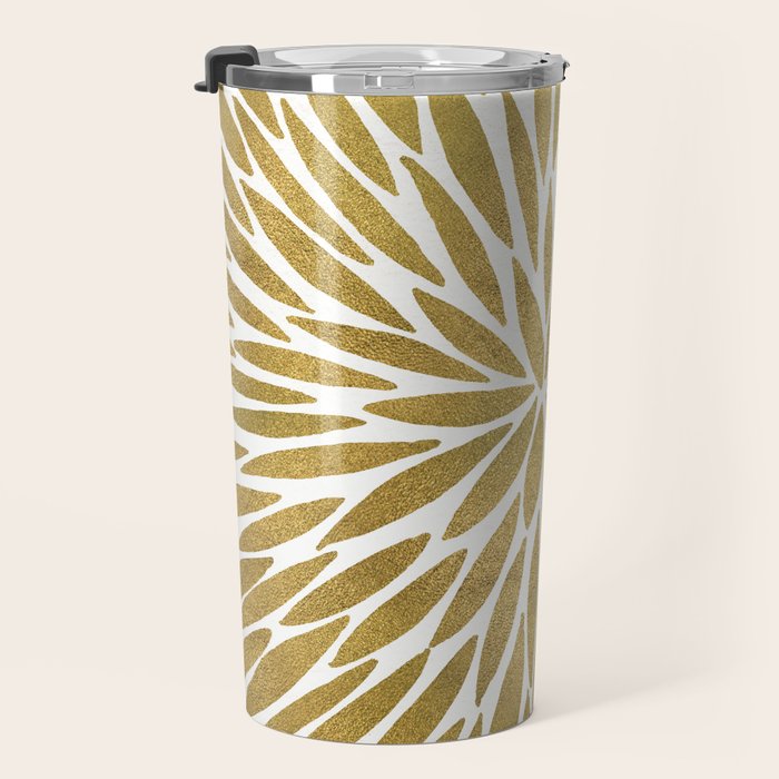 Golden Burst Travel Mug Gallery Image 3