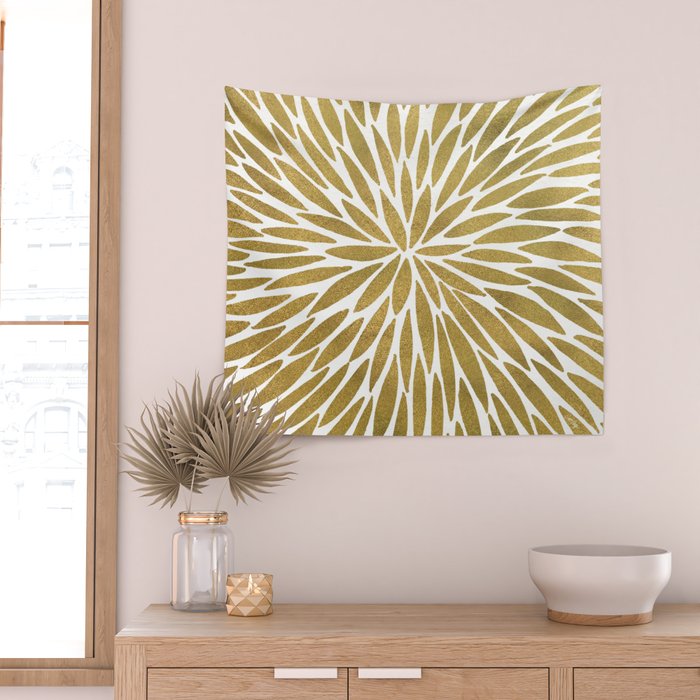 Golden Burst Wall Tapestry Gallery Image 2