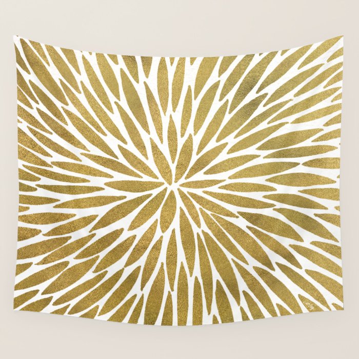 Golden Burst Wall Tapestry Gallery Image 4