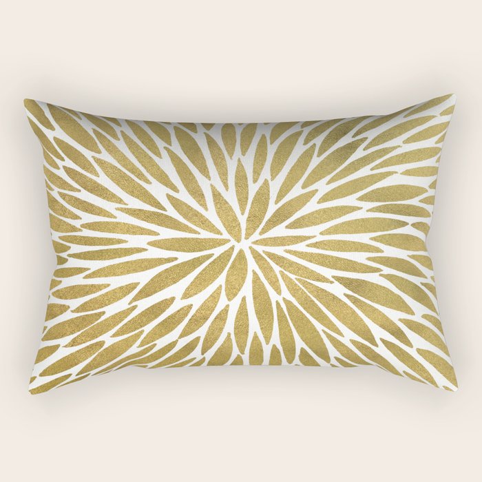 Golden Burst Rectangular Pillow Gallery Image 2