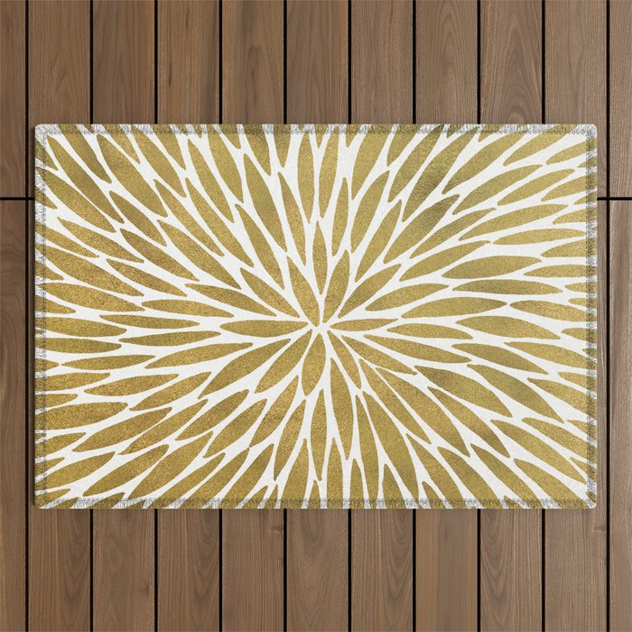 Golden Burst Outdoor Rug Gallery Image 1