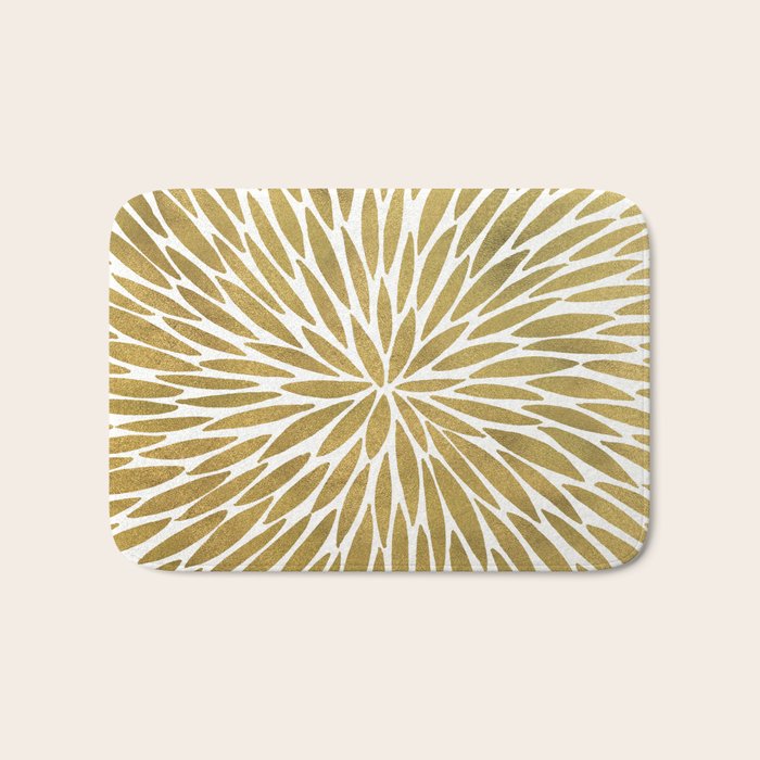 Golden Burst Bath Mat Gallery Image 1