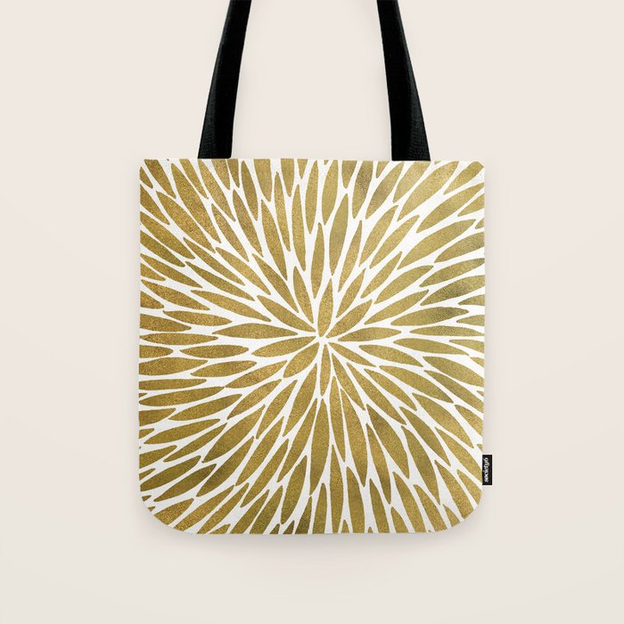 Golden Burst Tote Bag Gallery Image 1