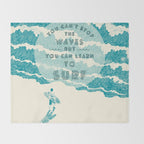 You can't stop the wave Throw Blanket Gallery Image 2