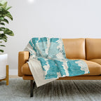 You can't stop the wave Throw Blanket Gallery Image 1