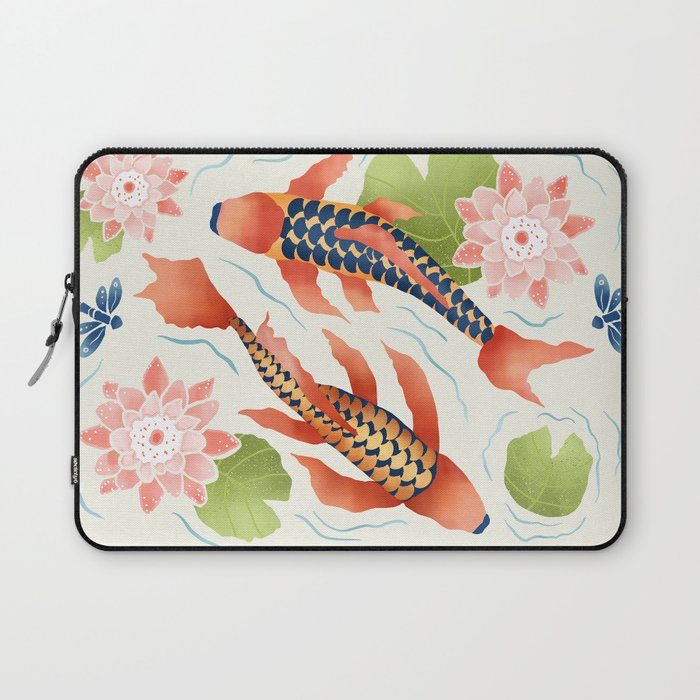 Koi Pond I Laptop Sleeve Gallery Image 1