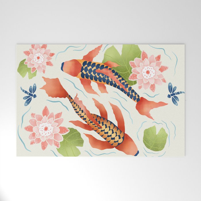 Koi Pond I Welcome Mat Gallery Image 1