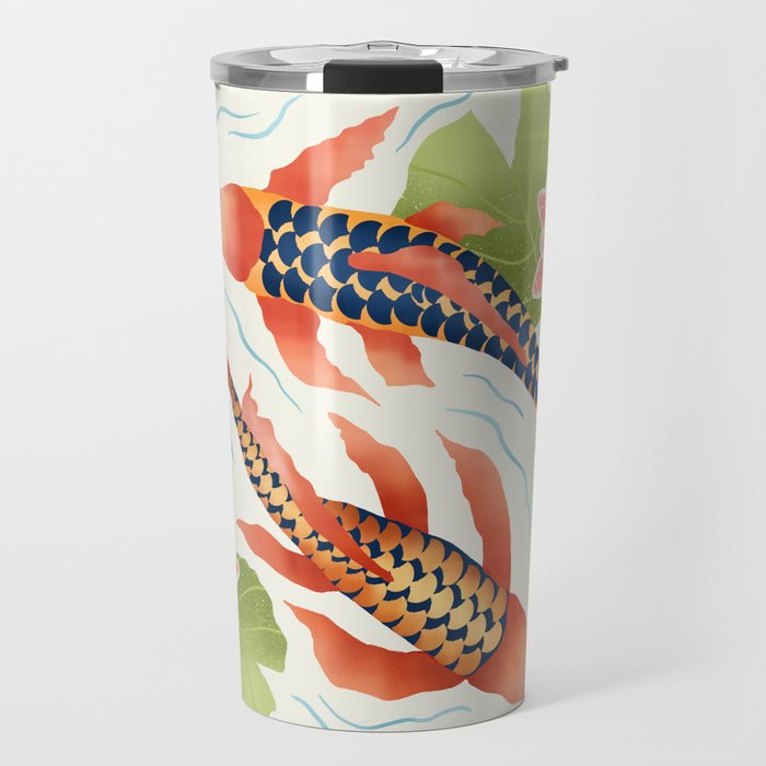 Koi Pond I Travel Mug Gallery Image 1