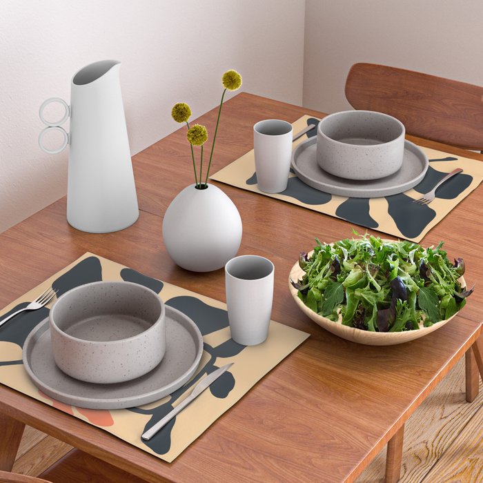 Midcentury Hibiscus Placemat Gallery Image 2