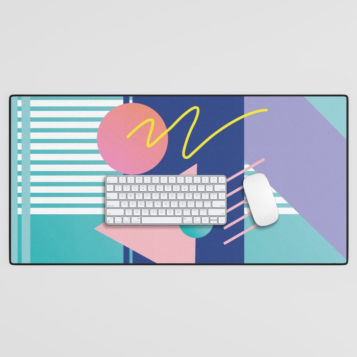 Memphis pattern 82 - 80s / 90s Retro Desk Mat Gallery Image 1