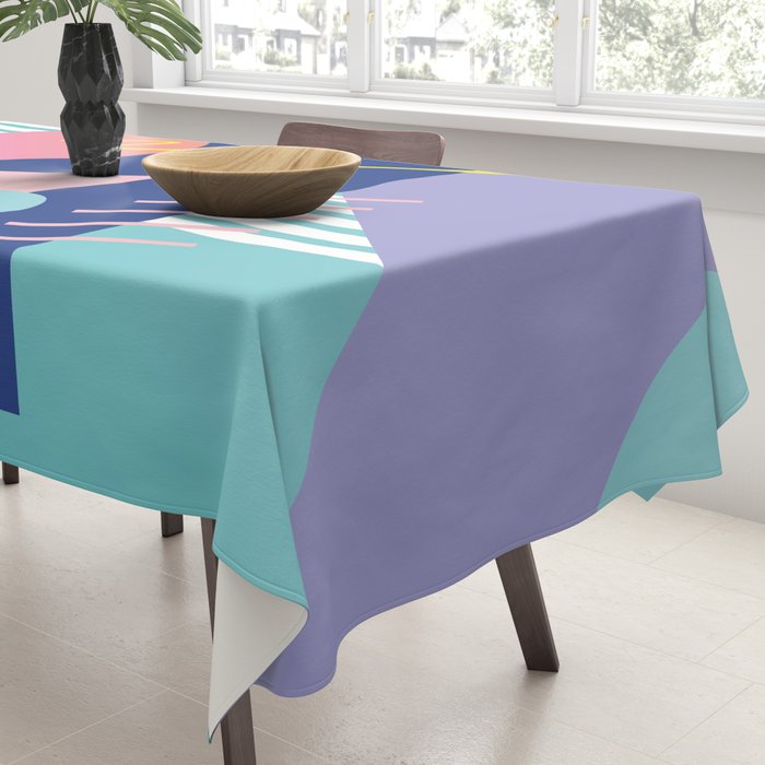 Memphis pattern 82 - 80s / 90s Retro Tablecloth Gallery Image 3