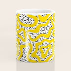 Wavy retro psychedelic pattern Coffee Mug Gallery Image 4