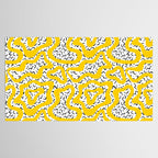 Wavy retro psychedelic pattern Tablecloth Gallery Image 2