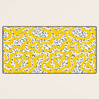 Wavy retro psychedelic pattern Desk Mat Gallery Image 3