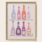 Champagne Bottles on Shelf Serving Tray Gallery Image 1
