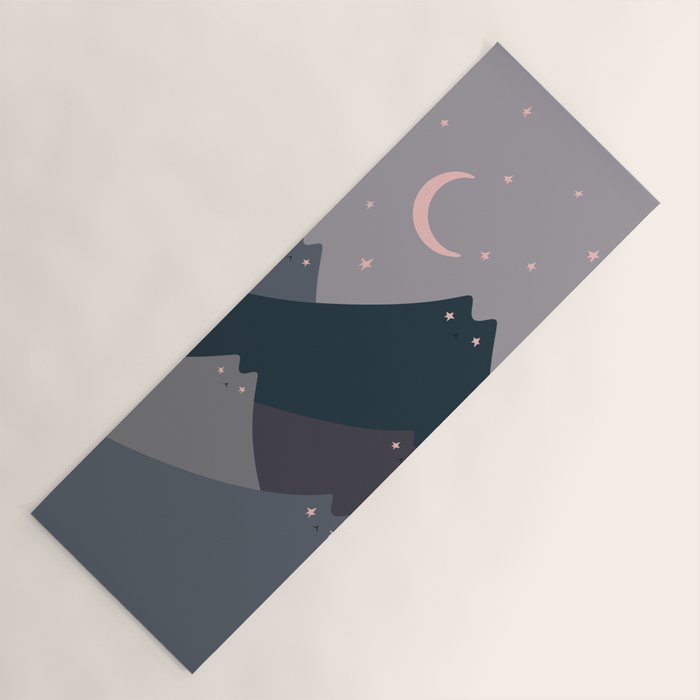 Cat Landscape 116: Starry starry eyes Yoga Mat Gallery Image 1