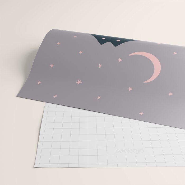 Cat Landscape 116: Starry starry eyes Wrapping Paper Gallery Image 2