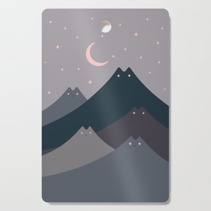 Cat Landscape 116: Starry starry eyes Cutting Board Gallery Image 1