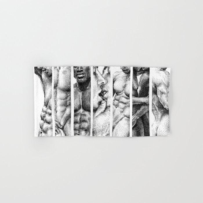 NOODDOOD Strips 1-7 Bath Towel Gallery Image 1