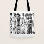 NOODDOOD Strips 1-7 Tote Bag Gallery Image 1