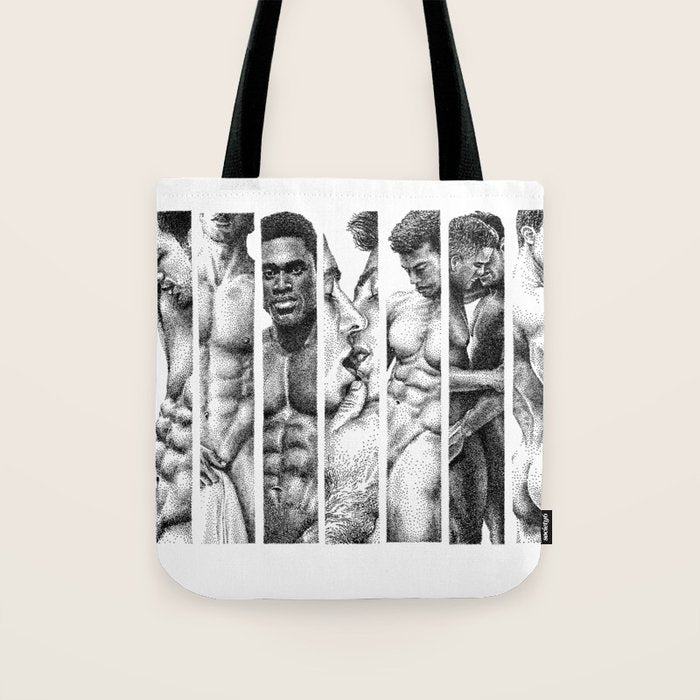 NOODDOOD Strips 1-7 Tote Bag Gallery Image 1